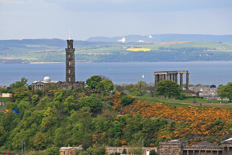 Calton Hill w Edynburgu