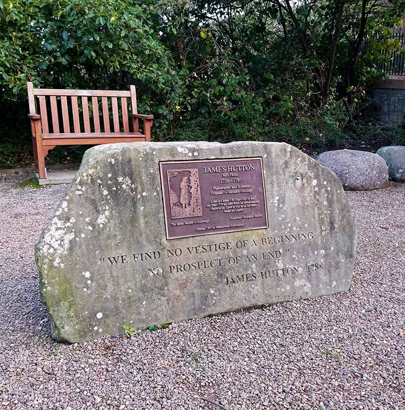 James Hutton Memorial garden